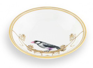 Ginori Voliere Padda Fruit Bowl - 5.5"